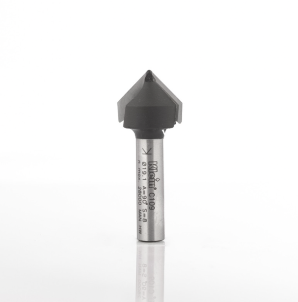 FRESA ROUTER PERF V S=1/4 (6.35) D=5/8 (16) B=13MM L=45MM Z=2 - Imagen 3