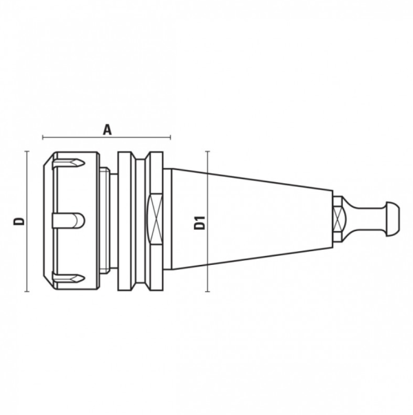 PORTA PINZA ER32 ISO30 DX - Imagen 2